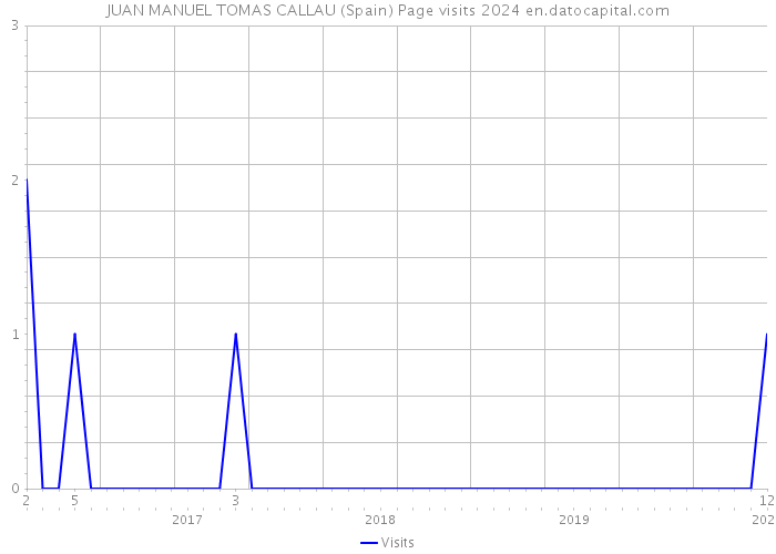 JUAN MANUEL TOMAS CALLAU (Spain) Page visits 2024 
