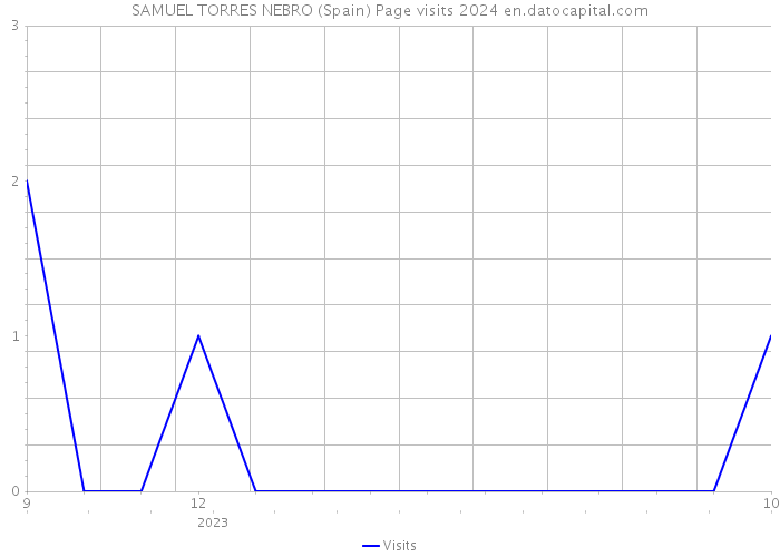 SAMUEL TORRES NEBRO (Spain) Page visits 2024 