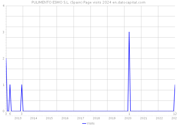 PULIMENTO ESMO S.L. (Spain) Page visits 2024 