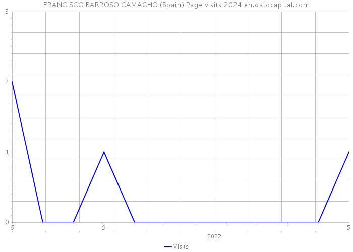 FRANCISCO BARROSO CAMACHO (Spain) Page visits 2024 
