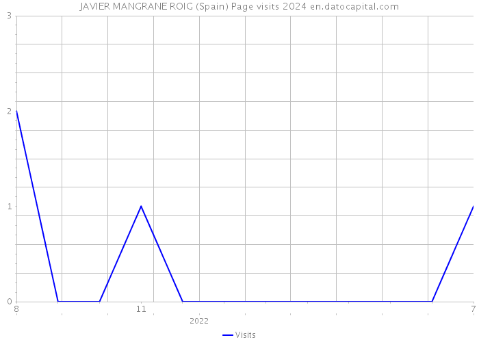 JAVIER MANGRANE ROIG (Spain) Page visits 2024 