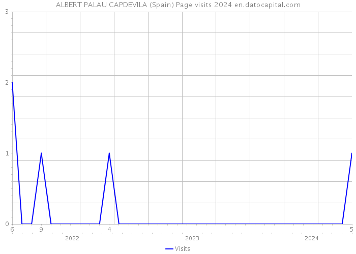 ALBERT PALAU CAPDEVILA (Spain) Page visits 2024 