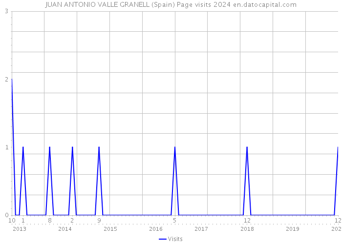 JUAN ANTONIO VALLE GRANELL (Spain) Page visits 2024 