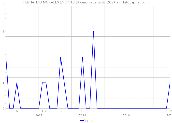 FERNANDO MORALES ENCINAS (Spain) Page visits 2024 