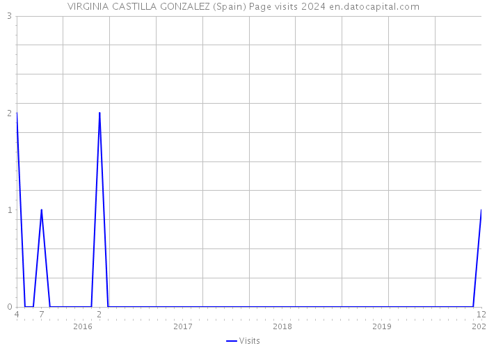 VIRGINIA CASTILLA GONZALEZ (Spain) Page visits 2024 