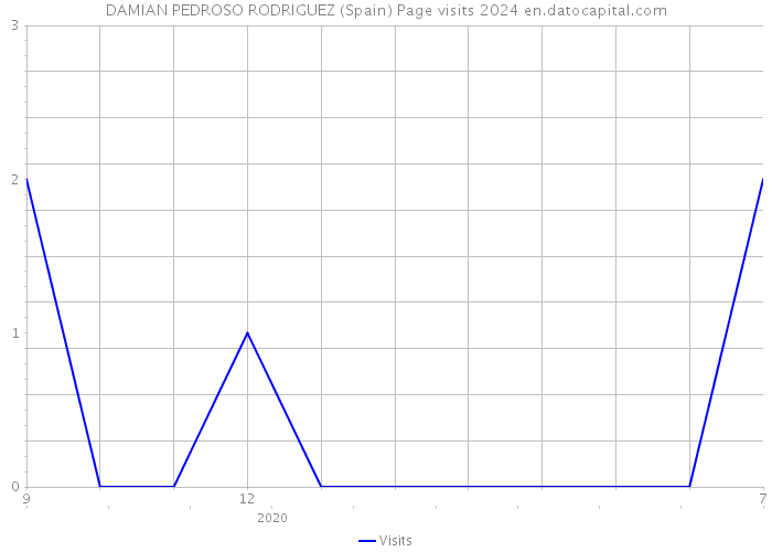 DAMIAN PEDROSO RODRIGUEZ (Spain) Page visits 2024 