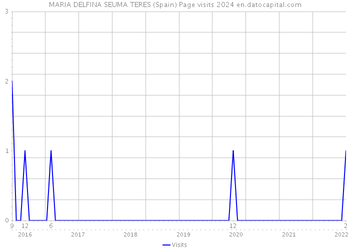 MARIA DELFINA SEUMA TERES (Spain) Page visits 2024 