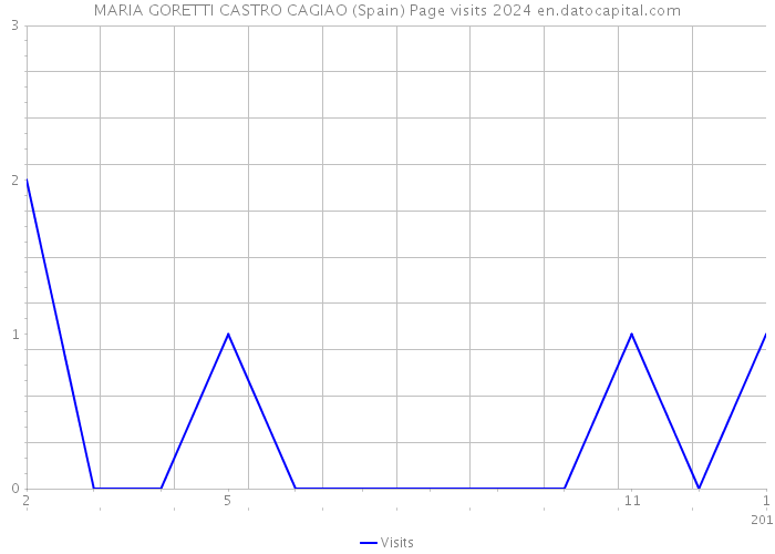 MARIA GORETTI CASTRO CAGIAO (Spain) Page visits 2024 