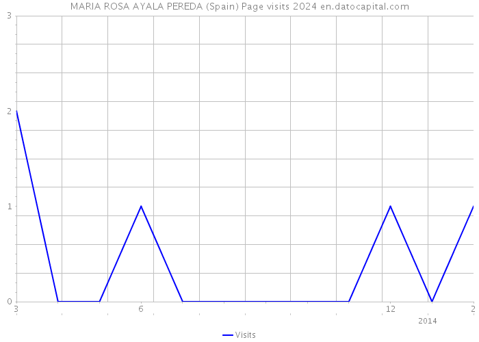 MARIA ROSA AYALA PEREDA (Spain) Page visits 2024 