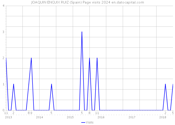 JOAQUIN ENGUIX RUIZ (Spain) Page visits 2024 