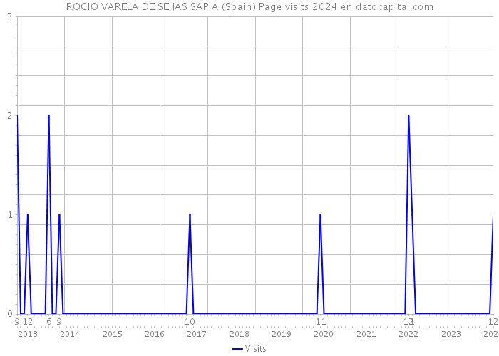 ROCIO VARELA DE SEIJAS SAPIA (Spain) Page visits 2024 