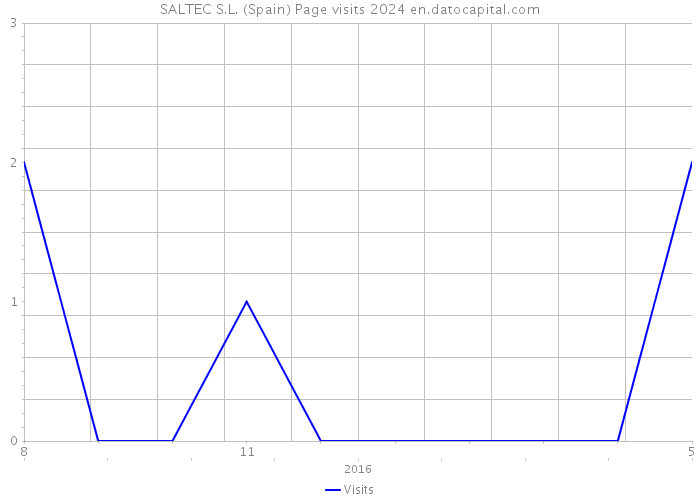 SALTEC S.L. (Spain) Page visits 2024 