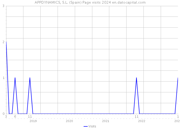 APPDYNAMICS, S.L. (Spain) Page visits 2024 