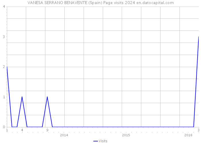 VANESA SERRANO BENAVENTE (Spain) Page visits 2024 