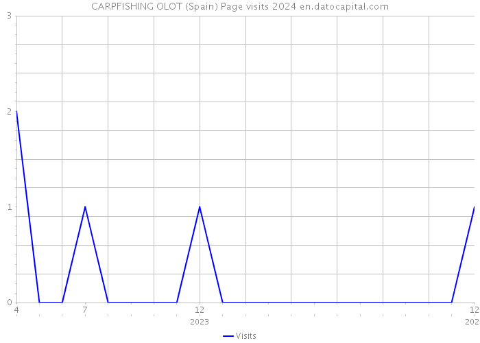 CARPFISHING OLOT (Spain) Page visits 2024 