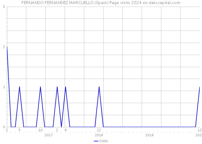 FERNANDO FERNANDEZ MARCUELLO (Spain) Page visits 2024 