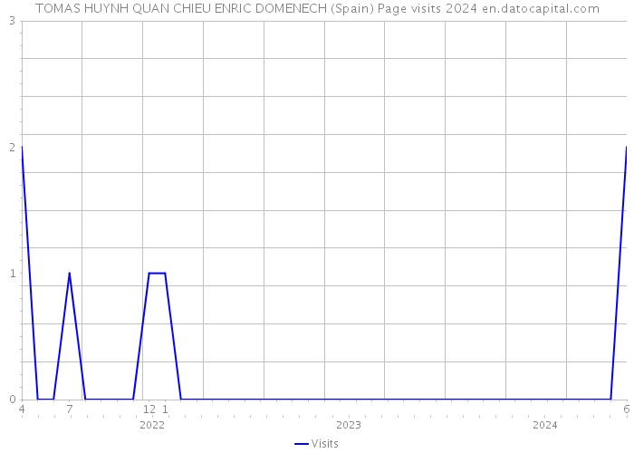 TOMAS HUYNH QUAN CHIEU ENRIC DOMENECH (Spain) Page visits 2024 