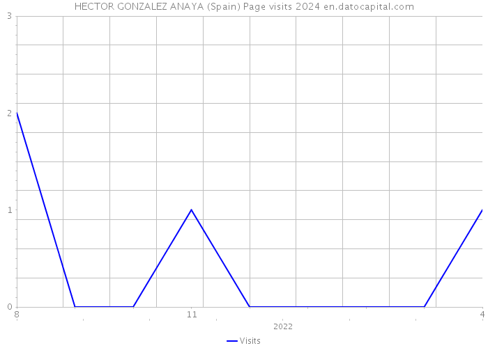 HECTOR GONZALEZ ANAYA (Spain) Page visits 2024 