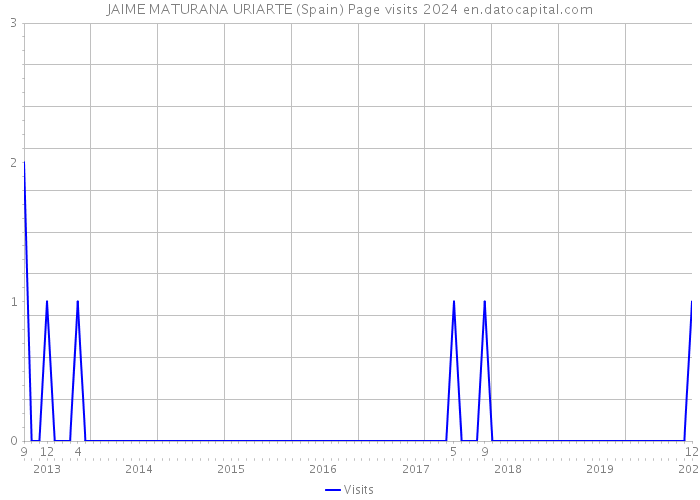 JAIME MATURANA URIARTE (Spain) Page visits 2024 