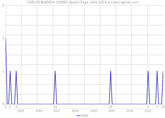 CARLOS BUENDIA GOMEZ (Spain) Page visits 2024 