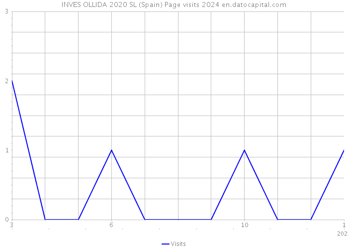 INVES OLLIDA 2020 SL (Spain) Page visits 2024 