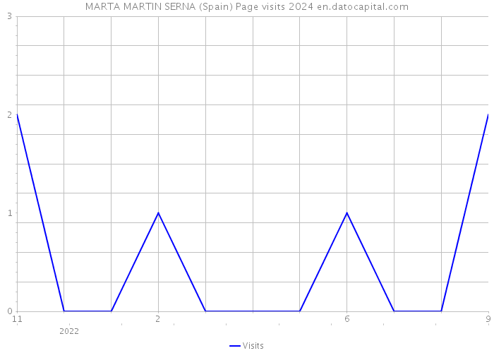 MARTA MARTIN SERNA (Spain) Page visits 2024 