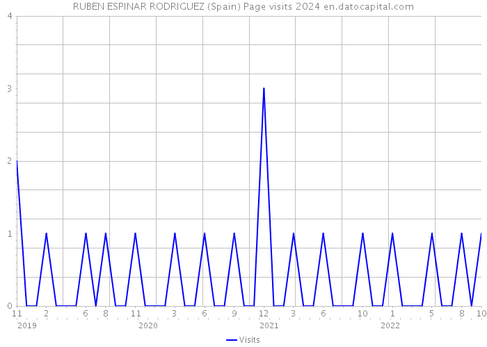 RUBEN ESPINAR RODRIGUEZ (Spain) Page visits 2024 
