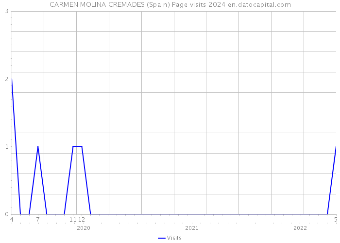 CARMEN MOLINA CREMADES (Spain) Page visits 2024 