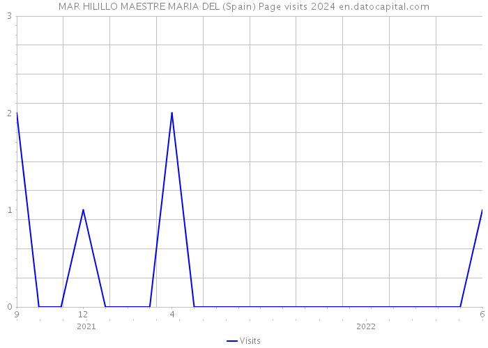 MAR HILILLO MAESTRE MARIA DEL (Spain) Page visits 2024 