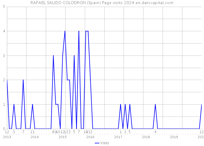 RAFAEL SALIDO COLODRON (Spain) Page visits 2024 