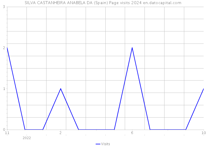 SILVA CASTANHEIRA ANABELA DA (Spain) Page visits 2024 
