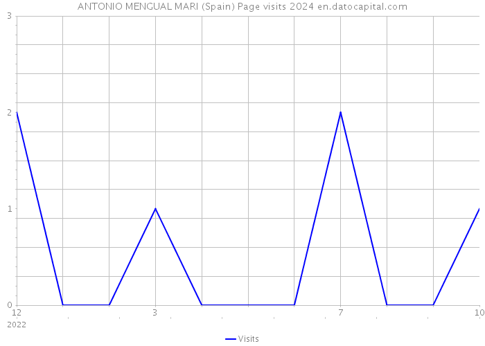 ANTONIO MENGUAL MARI (Spain) Page visits 2024 