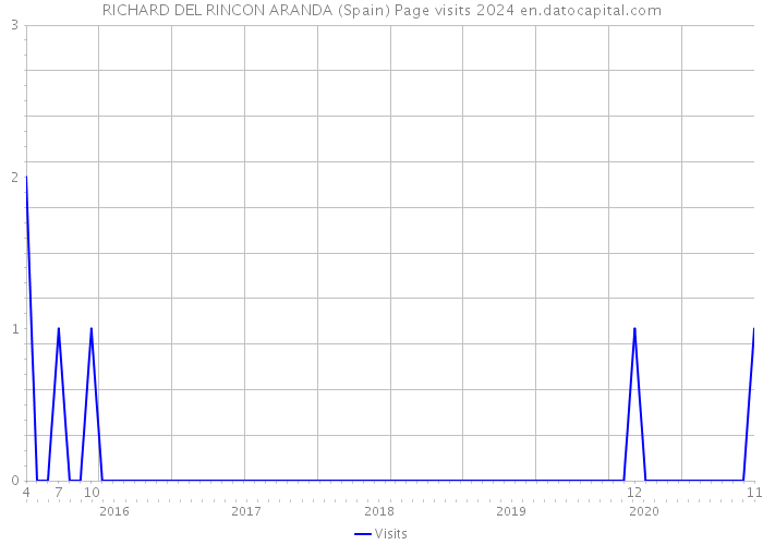 RICHARD DEL RINCON ARANDA (Spain) Page visits 2024 