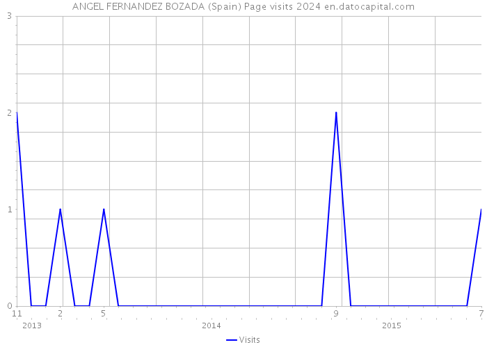 ANGEL FERNANDEZ BOZADA (Spain) Page visits 2024 