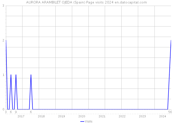 AURORA ARAMBILET OJEDA (Spain) Page visits 2024 
