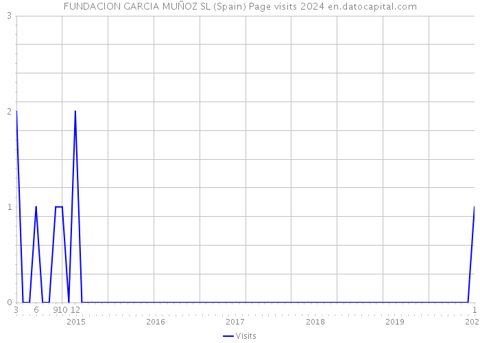 FUNDACION GARCIA MUÑOZ SL (Spain) Page visits 2024 