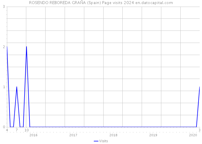 ROSENDO REBOREDA GRAÑA (Spain) Page visits 2024 