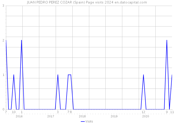 JUAN PEDRO PEREZ COZAR (Spain) Page visits 2024 