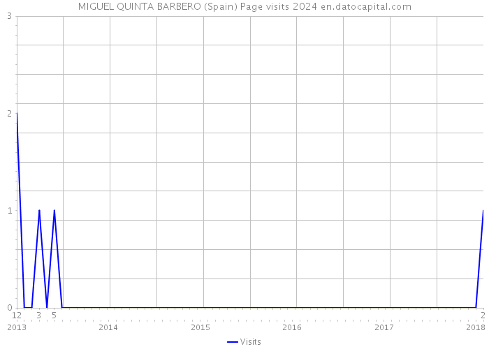 MIGUEL QUINTA BARBERO (Spain) Page visits 2024 