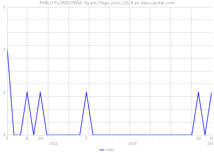PABLO FLORES PEÑA (Spain) Page visits 2024 