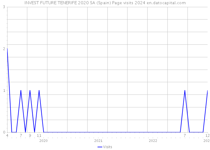 INVEST FUTURE TENERIFE 2020 SA (Spain) Page visits 2024 