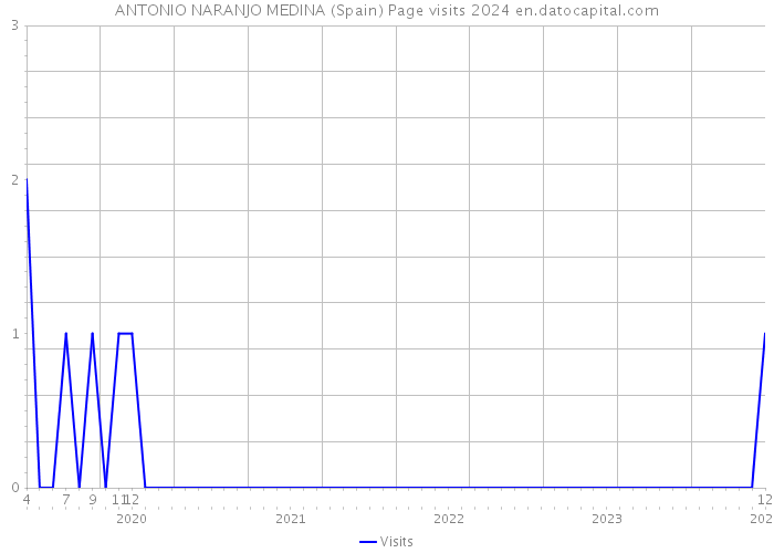 ANTONIO NARANJO MEDINA (Spain) Page visits 2024 