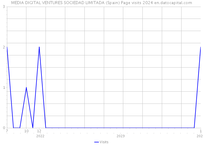 MEDIA DIGITAL VENTURES SOCIEDAD LIMITADA (Spain) Page visits 2024 
