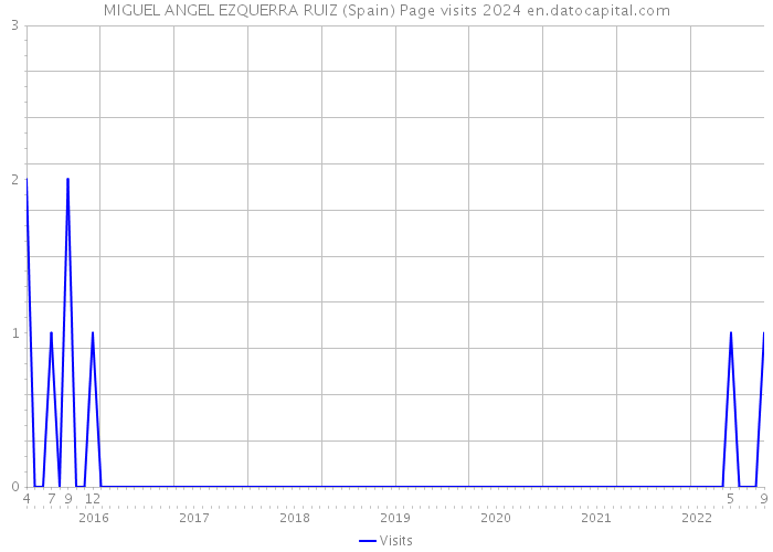 MIGUEL ANGEL EZQUERRA RUIZ (Spain) Page visits 2024 