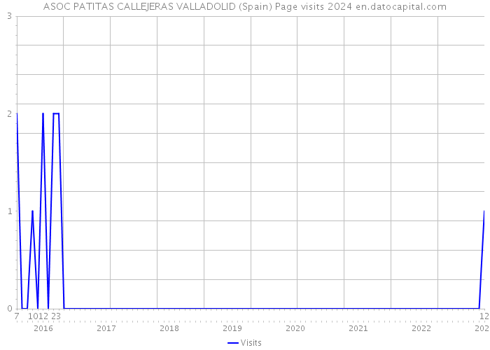 ASOC PATITAS CALLEJERAS VALLADOLID (Spain) Page visits 2024 