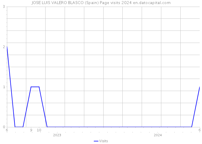 JOSE LUIS VALERO BLASCO (Spain) Page visits 2024 