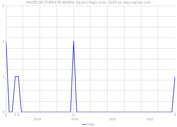 MAITE DE ITURRATE IBARRA (Spain) Page visits 2024 
