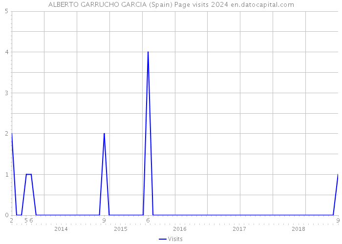 ALBERTO GARRUCHO GARCIA (Spain) Page visits 2024 