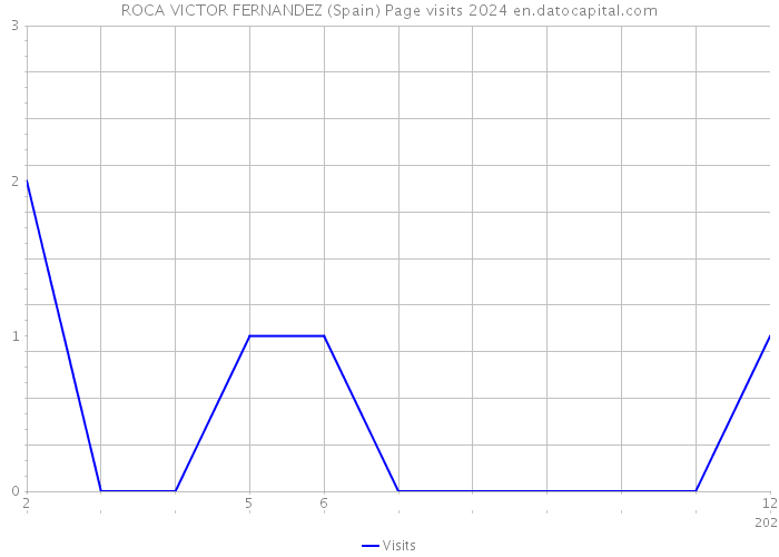 ROCA VICTOR FERNANDEZ (Spain) Page visits 2024 