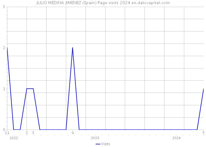 JULIO MEDINA JIMENEZ (Spain) Page visits 2024 